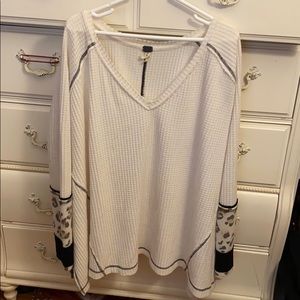 Free people waffle knit